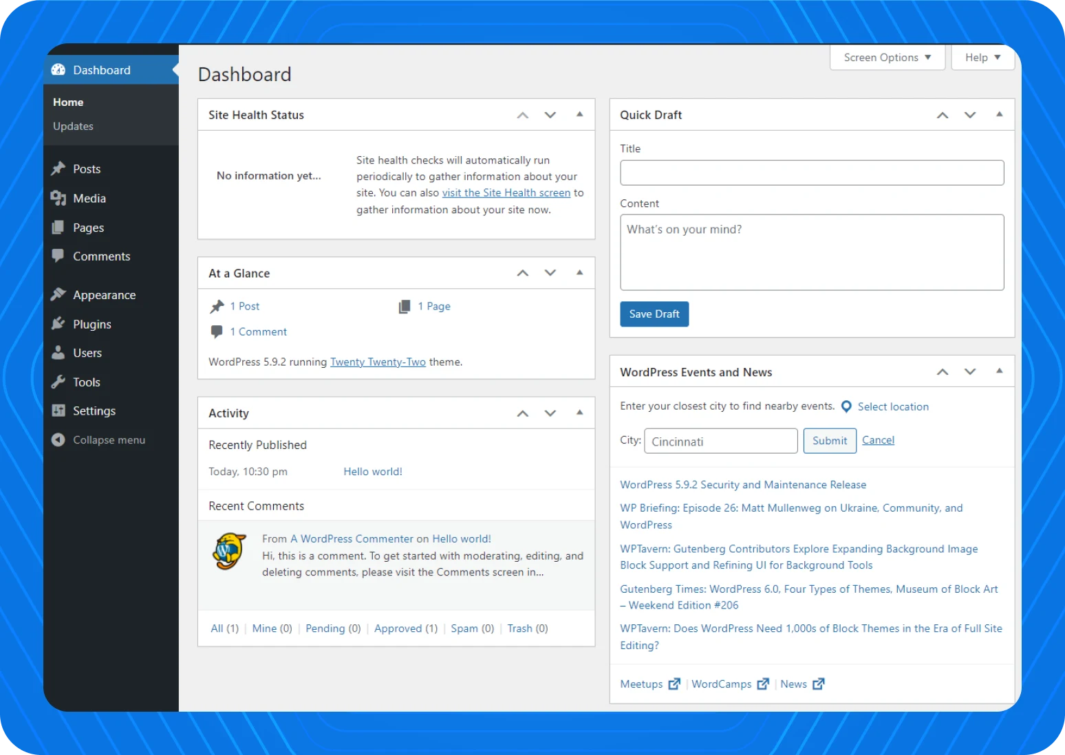 WordPress Staging Environment