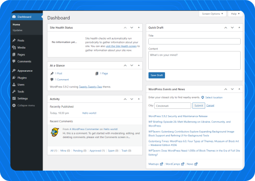 WordPress Staging Environment